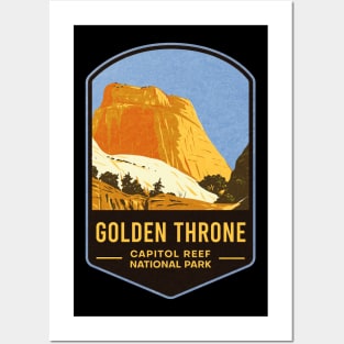 Golden Throne Capitol Reef National Park Posters and Art